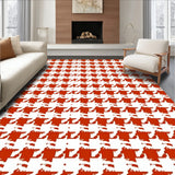 Farmhouse Checkerboard displaying Classic Styling(Red)