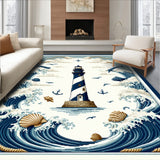 Haven Nautical with Lighthouse for(Blue)