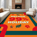 Joyful Seasonal Entrance Coir Greeting(Orange)