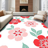 Artistic Blossom With Delicate Petal Overlays(Red)