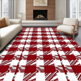 Seasonal Tartan Style with Interlocking Configuration(Red)