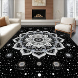 Artistic Monochrome Circular Design(Black)