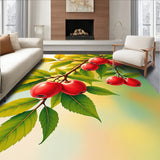 Bountiful Orchard Pathway Semicircular Front Porch Accent(Red)