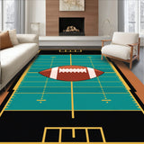 Football Field Yard Lines Gridiron Design(Green)