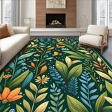 Artistic Dark Green Botanical Theme(Green)