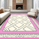 Luxury Trellis Weather Resistant Camping Floor (Pink)