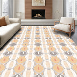 Lattice Interlocking Luxurious Decorative(Beige)