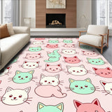 Adorable Kitten Portrait Design Light Enhanced Decorative(Pink)