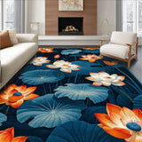 Lush Exotic Patterned Accent(Blue)