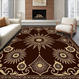 Celestial Starburst Motif with Ornate Filigree Detailing(Brown)