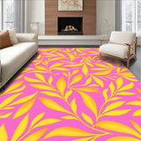 Leafy Cascade Interlocking Arrangement with Subtle Fade Effects(Pink)