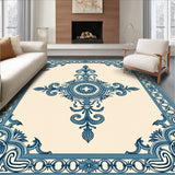 Celestial Medallion with Ornate Floral Twists (Beige)