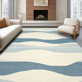 Ocean Breeze Striped Easy Care Non Shedding Patio(Beige)