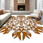 Sunburst Design with Symmetrical Petal (Brown) - ODIKA