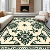 Vintage Damask Scroll Anti Slip (Beige)