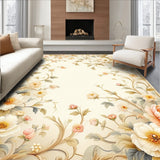 Whispering Meadow Floral Modern Home Style(Ivory)