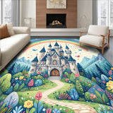 Playful Cartoon Creature Artwork(Blue)