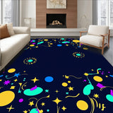 Celestial Journey Starry Night Astronomical Wonder (Yellow)