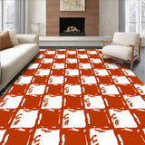 Harvest Plaid Checkered Lattice Countryside Decorative(Orange)