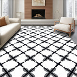 Classic Lattice Trellis Design with Contemporary Flair(White)