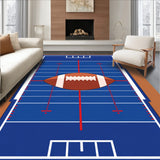 American Football Gridiron Yard Lines(Blue)