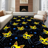 Mystical Cat Eyes Constellation Motif Glowing Accent(Yellow)