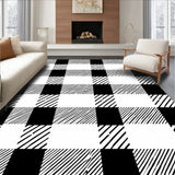 Mountain Gingham Front Step Greeting(Black)