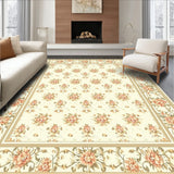 Ornate Beige with Floral Inspired Design(Beige)