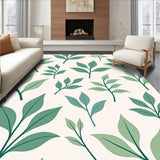 Botanical Leaf Minimalist Contemporary Illustration(Green)