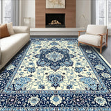 Boho Oval Floral Rhapsody(White)