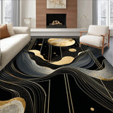 Modern Glamour Artful Motif(Black)