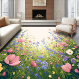 Floral Meadow Pink Garden Indoor(Pink)