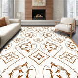 Modern Interlocking with Subtle Motifs (Brown) - ODIKA