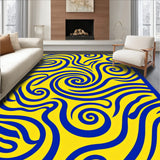 Magnificent Swirl Vortex Deluxe Upscale Trendy Covering (Yellow)