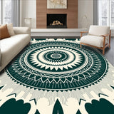 Boho Sunburst Mosaic with Intricate Detailing (Green)