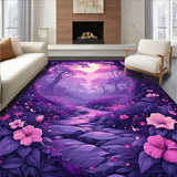 Whimsical Garden Scene(Purple)