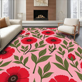 Enchanted Botanical Vintage Throw(Pink)