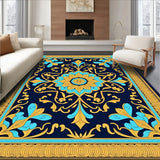 Artisan Medallion with Stylized Floral (Gold) - ODIKA