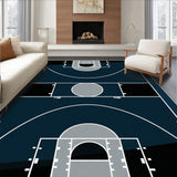 Dynamic Geometric Black and Gray Scheme(Blue)