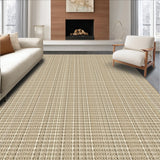 Ultra Soft Area Rug, Non Slip, Stain Resistant, Washable Area Rugs for Living Room, Bedroom, Picket Fences Indoor Outdoor(Beige)