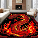 Fiery Kaleidoscope of Dragon Imagery(Red)