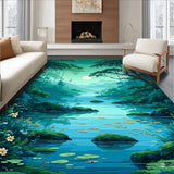 Contemporary Oval Design with Nature Vibes(Green)