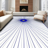 Supernova Burst Interlocking Design Featuring Radiant Constellation Details (Blue)