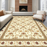 Boho Wave Area for Wood Stairs Beige Brown(Beige)