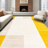 Abstract Geometric Bunny Area for Indoor Comfort Space(Yellow)