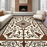 Vintage Botanical Garden Paisley Scroll Motif(Beige)