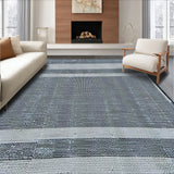 Ultra Soft Area Rug, Non Slip, Stain Resistant, Washable Area Rugs for Living Room, Bedroom, Waterproof Black & White Patio Decor(Blue)