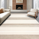 Chantille Pure Stripe Area Easy Clean Non Shedding(Beige)