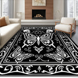 Witchy Skull Statement Floor Covering (Black)