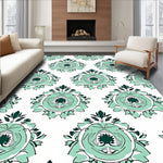 Enchanted Garden Floral Entrance with Cascading Petal Design (Green) - ODIKA